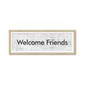 Picture of Welcome Friends II _GroupedProduct_Panel_Landscape_Framed_Matted_