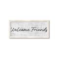 Picture of Welcome Friends III _GroupedProduct_Panel_Landscape_Framed_Matted_
