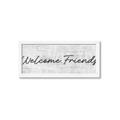Picture of Welcome Friends III _GroupedProduct_Panel_Landscape_Framed_Matted_
