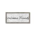 Picture of Welcome Friends III _GroupedProduct_Panel_Landscape_Framed_Matted_