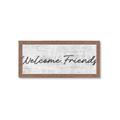 Picture of Welcome Friends III _GroupedProduct_Panel_Landscape_Framed_Matted_