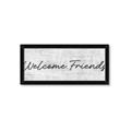 Picture of Welcome Friends III _GroupedProduct_Panel_Landscape_Framed_Matted_