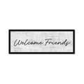 Picture of Welcome Friends III _GroupedProduct_Panel_Landscape_Framed_Matted_