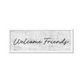 Picture of Welcome Friends III _GroupedProduct_Panel_Landscape_Framed_Matted_