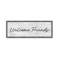 Picture of Welcome Friends III _GroupedProduct_Panel_Landscape_Framed_Matted_