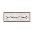 Picture of Welcome Friends III _GroupedProduct_Panel_Landscape_Framed_Matted_