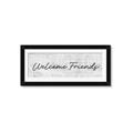 Picture of Welcome Friends III _GroupedProduct_Panel_Landscape_Framed_Matted_