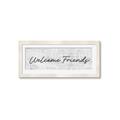 Picture of Welcome Friends III _GroupedProduct_Panel_Landscape_Framed_Matted_