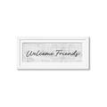Picture of Welcome Friends III _GroupedProduct_Panel_Landscape_Framed_Matted_