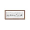 Picture of Welcome Friends III _GroupedProduct_Panel_Landscape_Framed_Matted_