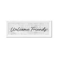 Picture of Welcome Friends III _GroupedProduct_Panel_Landscape_Framed_Matted_