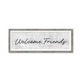 Picture of Welcome Friends III _GroupedProduct_Panel_Landscape_Framed_Matted_