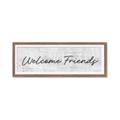 Picture of Welcome Friends III _GroupedProduct_Panel_Landscape_Framed_Matted_