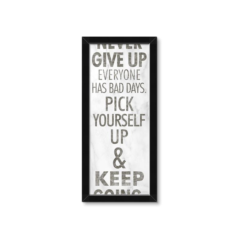 Picture of Never Give Up I _GroupedProduct_Panel_Portrait_Framed_Matted_