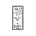 Picture of Never Give Up I _GroupedProduct_Panel_Portrait_Framed_Matted_