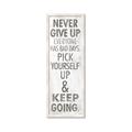 Picture of Never Give Up I _GroupedProduct_Panel_Portrait_Framed_Matted_