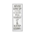 Picture of Never Give Up I _GroupedProduct_Panel_Portrait_Framed_Matted_