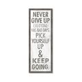 Picture of Never Give Up I _GroupedProduct_Panel_Portrait_Framed_Matted_
