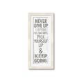 Picture of Never Give Up I _GroupedProduct_Panel_Portrait_Framed_Matted_