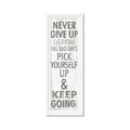 Picture of Never Give Up I _GroupedProduct_Panel_Portrait_Framed_Matted_