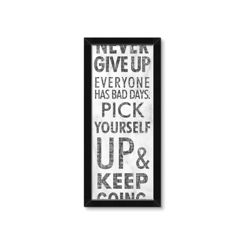Picture of Never Give Up II _GroupedProduct_Panel_Portrait_Framed_Matted_