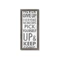 Picture of Never Give Up II _GroupedProduct_Panel_Portrait_Framed_Matted_