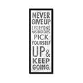 Picture of Never Give Up II _GroupedProduct_Panel_Portrait_Framed_Matted_
