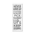 Picture of Never Give Up II _GroupedProduct_Panel_Portrait_Framed_Matted_