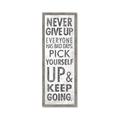 Picture of Never Give Up II _GroupedProduct_Panel_Portrait_Framed_Matted_