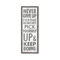 Picture of Never Give Up II _GroupedProduct_Panel_Portrait_Framed_Matted_