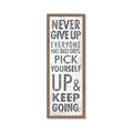 Picture of Never Give Up II _GroupedProduct_Panel_Portrait_Framed_Matted_