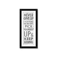 Picture of Never Give Up II _GroupedProduct_Panel_Portrait_Framed_Matted_