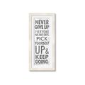 Picture of Never Give Up II _GroupedProduct_Panel_Portrait_Framed_Matted_