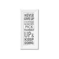 Picture of Never Give Up II _GroupedProduct_Panel_Portrait_Framed_Matted_