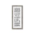 Picture of Never Give Up II _GroupedProduct_Panel_Portrait_Framed_Matted_