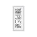 Picture of Never Give Up II _GroupedProduct_Panel_Portrait_Framed_Matted_