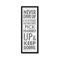 Picture of Never Give Up II _GroupedProduct_Panel_Portrait_Framed_Matted_