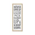 Picture of Never Give Up II _GroupedProduct_Panel_Portrait_Framed_Matted_