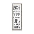 Picture of Never Give Up II _GroupedProduct_Panel_Portrait_Framed_Matted_