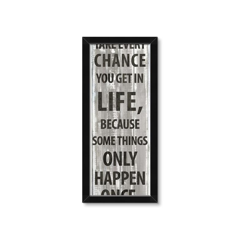 Picture of Take Every Chance I _GroupedProduct_Panel_Portrait_Framed_Matted_