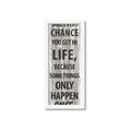 Picture of Take Every Chance I _GroupedProduct_Panel_Portrait_Framed_Matted_