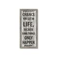 Picture of Take Every Chance I _GroupedProduct_Panel_Portrait_Framed_Matted_