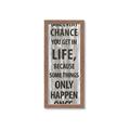 Picture of Take Every Chance I _GroupedProduct_Panel_Portrait_Framed_Matted_