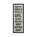 Picture of Take Every Chance I _GroupedProduct_Panel_Portrait_Framed_Matted_