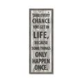 Picture of Take Every Chance I _GroupedProduct_Panel_Portrait_Framed_Matted_