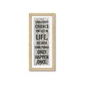 Picture of Take Every Chance I _GroupedProduct_Panel_Portrait_Framed_Matted_