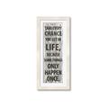 Picture of Take Every Chance I _GroupedProduct_Panel_Portrait_Framed_Matted_