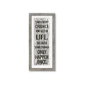 Picture of Take Every Chance I _GroupedProduct_Panel_Portrait_Framed_Matted_