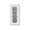 Picture of Take Every Chance I _GroupedProduct_Panel_Portrait_Framed_Matted_