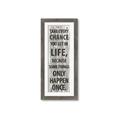 Picture of Take Every Chance I _GroupedProduct_Panel_Portrait_Framed_Matted_